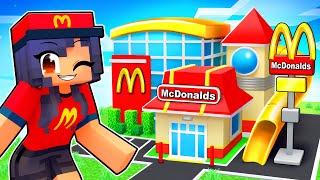 Running my MCDONALDS EMPIRE in Minecraft [upl. by Antonie]