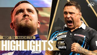 NINEDART MADNESS IN MANCHESTER Night Ten Highlights  2024 BetMGM Premier League [upl. by Annodam199]