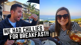 BREAKFAST at the legendary SPICE RESTAURANT l Ballitos Best Breakfast l Episode 1 l South Africa [upl. by Navnod696]