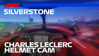 Charles Leclerc Helmet Cam at Silverstone  2024 British GP  Formula 1 Helmet Cam [upl. by Sucul]