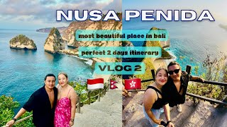 NUSA PENIDA  MOST BEAUTIFUL ISLAND IN BALI 🇮🇩  Kelingking Beach  Diamond Beach  Tree House [upl. by Nairadas]