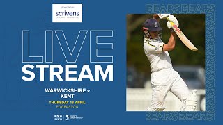 🔴 LIVE  Warwickshire v Kent  County Championship  Day One [upl. by Yoo]