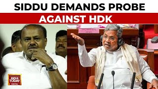 Kumaraswamy Is Scared 1 Constable Enough To Arrest Him Siddaramaiah Hits Out At HDK  India Today [upl. by Elvie]