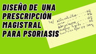 Diseño y desarrollo de una emulsión para psoriasis [upl. by Moreen]