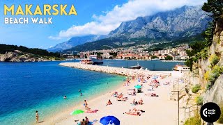 Makarska Croatia  4K Makarska riviera Walking Tour 2023 [upl. by Galitea557]