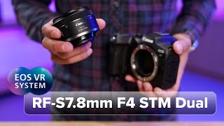 Introducing the Canon RFS78mm F4 STM Dual Lens [upl. by Ecnarwal158]