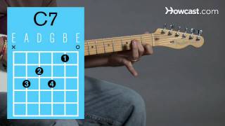 How to Play a C7 Open Chord  Guitar Lessons [upl. by Ahseetal]