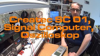 Createc SC 01 Vintage Oszilloskop Signal Computer [upl. by Knowle51]