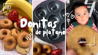 Donitas de platano en maquinita [upl. by Aihsekat5]