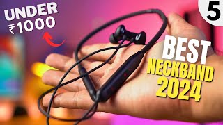 Indias BEST Selling Neckband🔥Bluetooth Earphones Under 1000🔥Best Neckband Under 1000 in 2024 [upl. by Caro841]