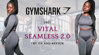 GYMSHARK VITAL SEAMLESS 20  Review and Try on [upl. by Enovaj]