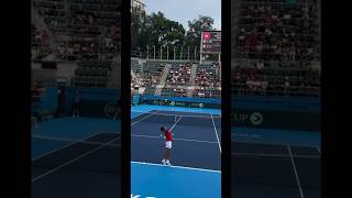 Kick Serve by Coleman WongDavisCupOfficial [upl. by Carrissa404]