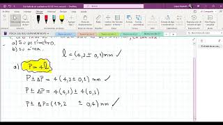 121 EJERCICIOS DE PROPAGACIÓN DE ERRORES CÁLCULO DE PERÍMETRO ÁREA [upl. by Imyaj]
