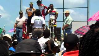 84th Annual Belize Cycling Classic Finish Line  2012 [upl. by Ellenaej]