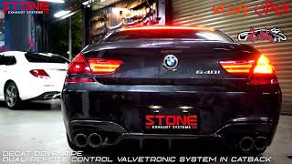 BMW F06 640i N55 Engine with Stone Exhaust Catless Downpipe amp CatBack Valvetronic Exhaust System [upl. by Ultan]