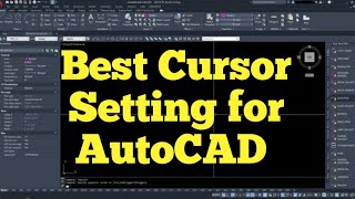 How to Fix AutoCAD Cursor Setting Slow movement 2022  best Setting for AutoCAD Cursor SourceFed [upl. by Mathi106]