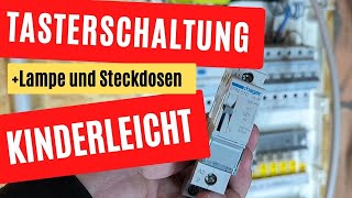 Tasterschaltung  Stromstoßschaltung  Eltako Schaltung [upl. by Bakemeier871]