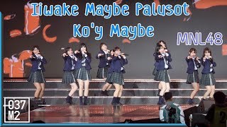 190127 MNL48  Iiwake Maybe Palusot Ko’y Maybe  AKB48 Group Asia Festival 2019 Fancam 4K 60p [upl. by Natehc]