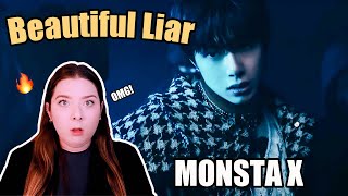 MONSTA X 몬스타엑스 Beautiful Liar MV REACCIÓN  Arantza Kokobop [upl. by Neliak560]