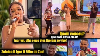 Incrível olha o que Zuleica Igor Benza e Filho do Zua fizeram ao vivo [upl. by Teeniv]