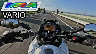 MRA Vario screen review for my 2024 Honda XL750 Transalp [upl. by Tebasile998]