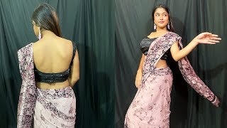 Indian Beautiful Lady Saree Poses  Traditional Saree Fashion Show saree [upl. by Pansy351]