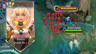 GLOBAL BEATRIX GUIDE TO RANK UP FASTER 2024 try this recommended build [upl. by Ayita707]