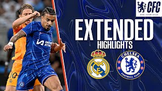 Real Madrid 21 Chelsea  EXTENDED HIGHLIGHTS  Chelsea USA Tour 2024 [upl. by Eppillihp]