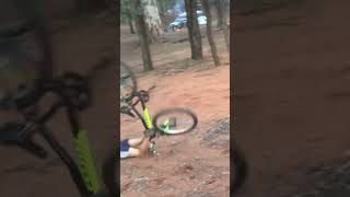 Kid falls off bike [upl. by Ayifas]