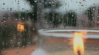 1 hour rain on window for good sleep and study  no commercials [upl. by Trometer]