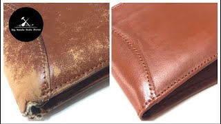 Christian Dior Wallet Restoration ASMR 4K [upl. by Aidnyc260]