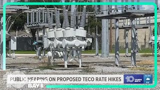 Public hearing held for proposed TECO rate hikes [upl. by Atwahs]