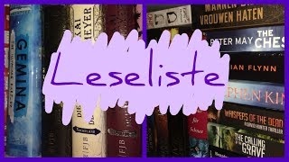 Leseliste  30 Bücher [upl. by Ezaria154]