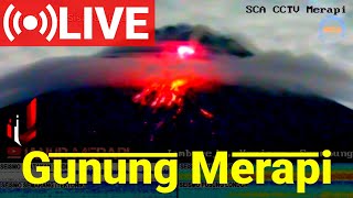 Live Merapi  Indonesias Mount Merapi  Volcano Eruption [upl. by Trinette283]