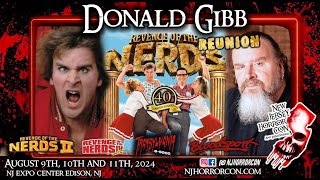 Donald Gibb at NJ Horror Con August 2024 [upl. by Crin50]