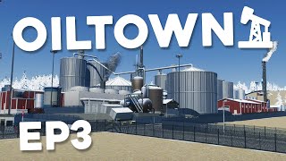 Building a FUEL REFINERY  Cities Skylines 2 OilTown 3 [upl. by Eiramadnil]