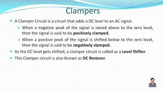 Clamper Circuits in Telugu [upl. by Janie]