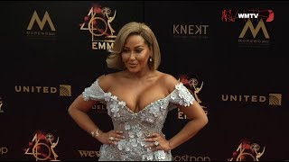 Adrienne Bailon arrives at 46th Annual Daytime Emmy Awards [upl. by Kelci]