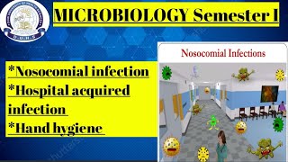 Nosocomial infection microbiology semester I lacture according to Dow ppts [upl. by Medrek633]