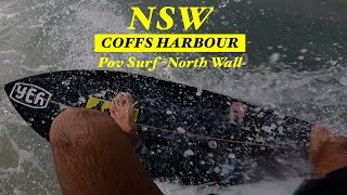 Pumping Waves in Coffs  POV SURFER North Wall Beach NSW  Ep 09 [upl. by Ardnuhsed691]