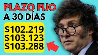 💰 ESTO PAGA un PLAZO FIJO a 30 DÍAS de TRAS el ANUNCIO de MILEI ✚ DOLAR BLUE HOY 14 de AGOSTO [upl. by Flight326]