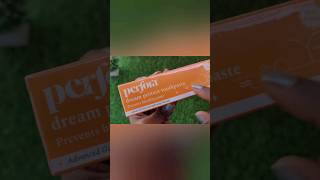 Perfora dream protect toothpasteEarl grey mint flavour Unboxingyoutubeshortstoothpastecred [upl. by Nwahsal912]