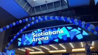 Scotiabank Arena decked out for the 202324 HOME OPENER [upl. by Egdirdle]