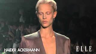 Desfile Haider Ackermann París Primavera Verano 2015  Elle España [upl. by Nosnibor]