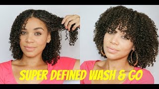 Super Defined Wash amp Go  Shingling Method  Lyasia in the City [upl. by Tobie]