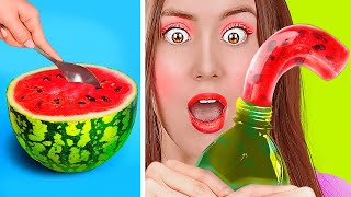 SMART FOOD HACKS AND DIY KITCHEN TRICKS  Crazy Cooking Challenges Me vs Grandma By 123 GO Like [upl. by Tterej]