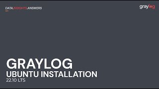 How To Install Graylog V5 On Ubuntu [upl. by Llennahs]