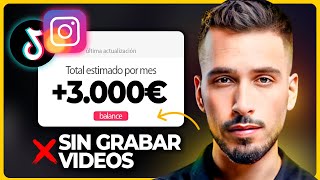 Cómo Ganar Dinero con Redes Sociales SIN Subir Vídeos [upl. by Ancilin583]