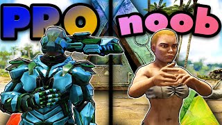 ARK PRO vs NOOB How to play ARK Survival Evolved [upl. by Elsy]