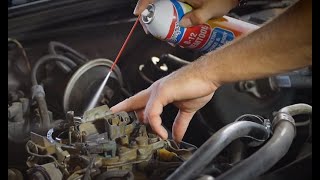 How To Clean A Car Carburetor Without Removing It [upl. by Wyly540]